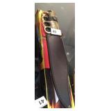 Eagle Bowie - Brass Handle Etched Eagle on Blade