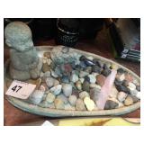 Desk Top Zen Rock Collection 11 1/2" Long