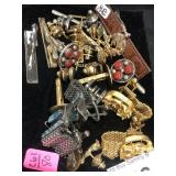 Cuff Links, Tie Clips and Tacks