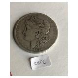 1884 P  Morgan Silver $1 Dollar Coin 3022