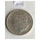 1897 P  Morgan Silver $1 Dollar Coin 3034
