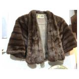 Mink Fur Capelet  Open Size