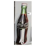 Metal Coca Cola Bottle Thermometer