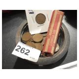 74 Wheat Stalk Pennies & 1 Indian Head One Cent