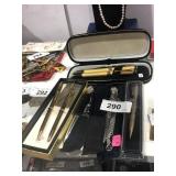 2 Pen & Pencil Sets, 12k GF Sheaffer Pencil & 3
