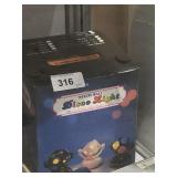 NIB Witch Ball Disco Light ET-7202 Round Black w/