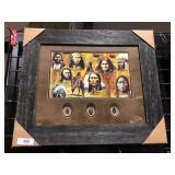 Framed Indian Chiefs and Arrow Heads