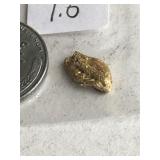 1.0  Grams California River Gold Nuggets 3072