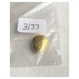 3.2 Grams California River Gold Nugget