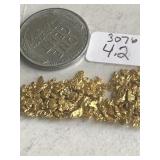 4.2  Grams California River Gold Nuggets 3076