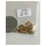 2.0  Grams California River Gold 3085
