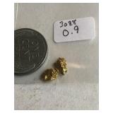 0.9  Grams California River Gold 3088