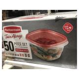 NIB Rubbermaid Take Alongs 50 Containers
