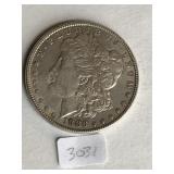 1886 P  Morgan Silver $1 Dollar Coin 3031