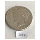 1922 S  Silver Peace $1 Dollar Coin 3056
