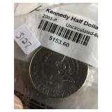 10 Uncirculated Kennedy Half Dollar coins High BId