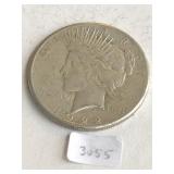 1922 S   Silver Peace $1 Dollar Coin 3055