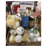 Box of xmas decor