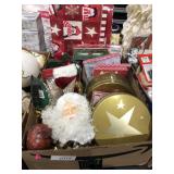 Box of xmas decor
