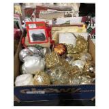 Box of xmas decor