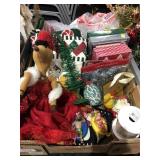 Box of xmas decor