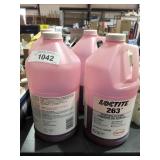 4  1/2 bottles Loctite 263 threadlocker fluid