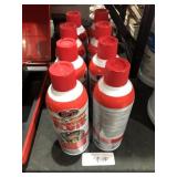 8 cans hot shot starting fluid