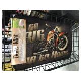 2 new harley door mats