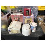 Cookie Jars and Mixing Bowl