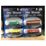 4 maisto train cars