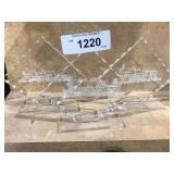 diamond-shaped train decor plastics