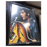 Large framed Elvis Picture