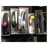 collection of pocket knives