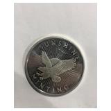 .999 1 oz Silver Strike, Sunshine Minting