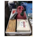 Gas Can and Misc. Auto Supplies