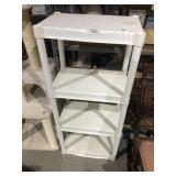 4 shelf plastic unit