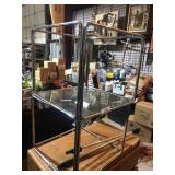 2- glass side tables