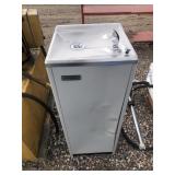 water fountain has dents as is