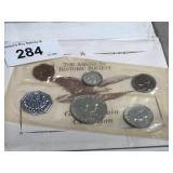 1961 Uncirculated P Mint Coin Set -5 Coins