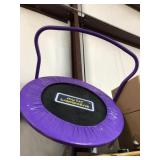 kids small trampoline with rail