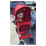 Red Pet Stroller