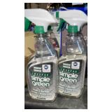 5 Bottles Crystal Simple Green