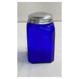 Cobalt Salt Glass Shaker