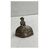Metal Victorian Lady Bell