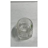 Vintage Glass Footed Master Salt Cellar