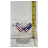 Metal US Flag Sewing Kit