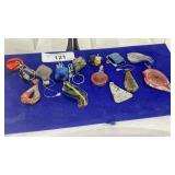 13 Glass Pendants