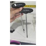 2 -5 x150mm T Handle Drivers