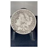 1880 S Morgan Silver $1 Dollar Coin