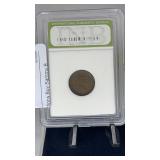 INB Slabbed  Coin, 1947 Wheat Cent